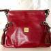 Dooney & Bourke Bags | Dooney & Bourke Red/Maroon Leather Florentine Toledo Hobo Shoulder Bag | Color: Brown/Red | Size: Os