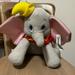 Disney Toys | Disneyland Resort Wdw Dumbo Elephant Plush Gray 11" Hat Collar Embroidered Eyes | Color: Gray | Size: Osg