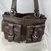Coach Bags | Coach Vintage Soho Pocket Tote Zip Large Bag Purse Brown Leather Silver Tone | Color: Brown | Size: Os