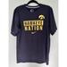 Nike Shirts | Nike Dri-Fit Shirt Iowa Hawkeyes Hawkeye Nation Logo Swoosh Black Men’s Sz M | Color: Black | Size: M