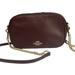 Coach Bags | Coach Isla Wine/Purple Pebbled Leather Camera Shoulder Crossbody Bag | Color: Purple/Red | Size: Os