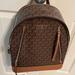 Michael Kors Bags | Brooklyn Medium Logo Backpack | Color: Brown/Tan | Size: Os