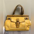 Coach Bags | Coach Limited Edition #9749 Mustard Yellow Handbag | Color: Yellow | Size: Os