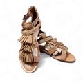 Giani Bernini Shoes | Gianni Binni Brown Boho Strappy Sandals | Color: Tan | Size: 7.5