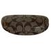 Coach Accessories | Coach Logo Print Domed Eye/Sun Glass Hard Clamshell Case 6"X 3"X 2.5" | Color: Brown | Size: Os