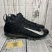 Nike Shoes | Nike Alpha Menace Pro Mid Td Football Cleats Black Silver Mens 11.5 | Color: Black/Silver | Size: 11.5