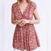 Anthropologie Dresses | Anthro Victoria Virginia Babydoll Tunic Size Xs | Color: Cream/Red | Size: Xs