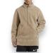 Nike Shirts | Nike Therma-Fit Yoga Men’s L Sherpa Fleece Sweatshirt Beige Pullover | Color: Tan | Size: L