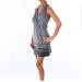 Athleta Dresses | Athleta Pack Go Anywhere Dress Halter Womens Gray Space Dye Size 4 | Color: Black/Gray | Size: 4