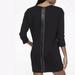Athleta Dresses | Athleta Cozy Karma Dress Back Zip Size Medium Black Sweatshirt | Color: Black | Size: M