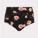 Torrid Swim | New! Torrid Sz 3 Floral Polka Dot High Rise Ruched Bathing Swim Suit Bottoms 3x | Color: Black/White | Size: 3x