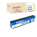 Woungzha Compatible Ink Cartridge Replacement for HP 973X 973 XL 973XL for Use with PageWide Pro 477dw 577dw 452dw 477dn 452dn 577z 552dw P55250dw with Chip (1 Cyan)