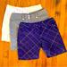 Nike Shorts | Lot Of 3 Women’s Nike Dri Fit Golf Shorts Size 6 | Color: Purple/Yellow | Size: 6