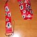 Disney Accessories | B2. Walt Disney World Mickey Mouse Background Cell Phone Holder Lanyard & Clip D | Color: Red/White | Size: Os