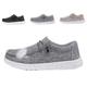 Men's Shoes Loafers Mens Driving Shoes Mens Casual Slip on Shoes Walking Trainers Mens Casual Shoes Deck Shoes for Men Mens Smart Casual Shoes Mens Lightweight Trainers,Gray,50/300mm