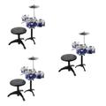 BESTonZON 3 Sets Drum Kit Baby Kit Baby Musical Drum Toy Musical Instrument Toy Musical Toys Table Drum Toys Children Toys Toddler Baby Musical Toy Gift Bride Rock and Roll Abs