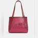 Coach Bags | Coach Tote 27 Bag - Bright Violet Colorblock With Horse And Carriage | Color: Pink/Purple | Size: Os