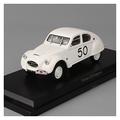 Scale Finished Model Car 1:43 For Citroen 2CV Simulation Classic Alloy Car Model Static Diecast Vehicles Collection Gift Miniature Replica Car