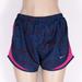 Nike Shorts | Nike Dri-Fit Women's Shorts Medium Blue Athletic Polyester Animal Print Running | Color: Blue/Pink | Size: M