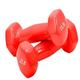 Dumbbel Glossy Plastic Dipped Dumbbells For Men And Women Fitness Training Equipment Home Arm Lifting Arm Strength Barbell (Color : Red, Size : 6kg)