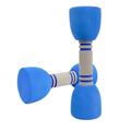 Dumbells Weight Set - Pair Of 2 Dumbbells For Workout - Foam Dumbbells 1.5 Lb Weights Exercise Equipment (Pink, Blue) Dumbell Set (Color : Blue, Size : S)