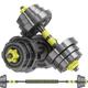 Dumbells Adjustable-Dumbbells-Set,80lbs Free Weights Set With Connector,Fitness Exercises For Home Gym Suitable Men/Women,Yellow Dumbell Set (Color : C, Size : 30kg)