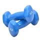 Dumbbel Glossy Plastic Dipped Dumbbells For Men And Women Fitness Training Equipment Home Arm Lifting Arm Strength Barbell (Color : Blue, Size : 6kg)