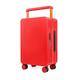 GACHA Hard Shell Suitcase Luggage,Suitcase Trolley Carry On Hand Cabin Luggage Hard Shell Travel Bag Lightweight with TSA Lock,Suitcase Large Lightweight Hard Shell ABS Large Suitcase,Red,24