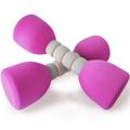 Dumbells Weight Set - Pair Of 2 Dumbbells For Workout - Foam Dumbbells 1.5 Lb Weights Exercise Equipment (Pink, Blue) Dumbell Set (Color : Pink, Size : L)