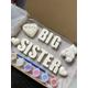 Personalised paint your own big sister kit, gift for birthday, craft kit, birthday present, childs painting gift, gift for a new sister