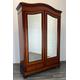 Mahogany Antique French Armoire Wardrobe with mirrors (LOT 2818)