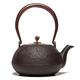 OQHAIR Cast Iron Tea Kettle Cast Iron Teapot Household Large Capacity Electric Ceramic Stove Kettle 1200ml Teapot Teapots (Color : Black, Size : 1200ml) (Black 1200ml)