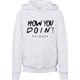 Hoodie F4NT4STIC "Kinder Friends How You Doin? -WHT with Basic Kids Hoody" Gr. 122/128, weiß (white) Jungen Sweatshirts Sweatshirt