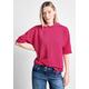 Sweatshirt CECIL Gr. XS (36), pink (pink sorbet) Damen Sweatshirts im soften Baumwoll-Mix