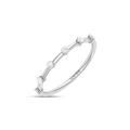 iCarats 14k Gold 0.08 CT TW I-J SI Real Diamond Ring Brilliant Round Cut Diamond Wedding Engagement Ring Band