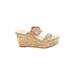 Jack Rogers Wedges: Gold Shoes - Women's Size 7