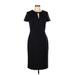 Long Tall Sally Cocktail Dress - Sheath: Black Solid Dresses - Women's Size 8