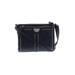 Brighton Leather Crossbody Bag: Pebbled Blue Solid Bags