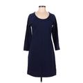 Lilly Pulitzer Casual Dress - Shift: Blue Print Dresses - New - Women's Size Medium