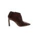 Vince Camuto Ankle Boots: Brown Snake Print Shoes - Women's Size 10 - Pointed Toe