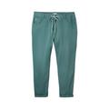 Tom Tailor Plus cropped slim leg pants Damen sea pine green, Gr. 46-28, Baumwolle, Weiblich Hosen