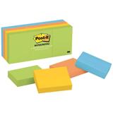 Post-it Original Notes 100 Sheet Pad, 1-1/2 x 2 Inches, Floral Fantasy Color, Pack of 12