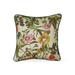 22"x22" The Botanist's Garden Cotton Accent Decorative Throw Pillow Poly Filled Removable Insert Square Green - 22 x 22