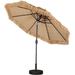 10FT Double Top Thatched Patio Umbrella Outdoor , Without base