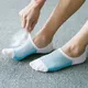 5 Pairs New Fashion Bamboo Fibre Non-slip Silicone Invisible Boat Compression Socks Male Ankle Sock