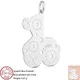 2024 New Trend S925 Sterling Silver Teddy Bear Pendant - Fashionable and Versatile，Sophisticated