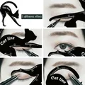 Katze Linie Eyeliner Schablonen Schwarz Pro Eye Make-Up-Tool Eye Vorlage Former Modell Einfach Zu