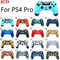 Jcd neues diy für ps4 pro drahtloser controller kunststoff für jds 040 abdeckung vorne hinten