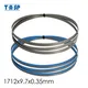 TASP 2pcs 1712 x 9.7 x 0.35mm Bandsaw Blades 6 TPI Woodworking Band Saw Blade for Draper BS250A