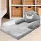 Folding Children's Sofa Chair Soft Baby Japanese Room Sitting Chairs Elephant Shape Seat Filling